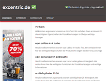 Tablet Screenshot of excentric.de